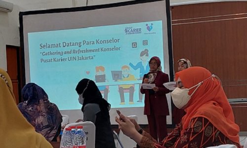 Ghatering dan refreshment Konselor Pusat Karir UIN Syarif Hidayatullah Jakarta